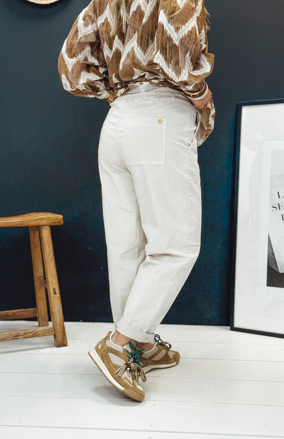Beige ALEJANDRO pants