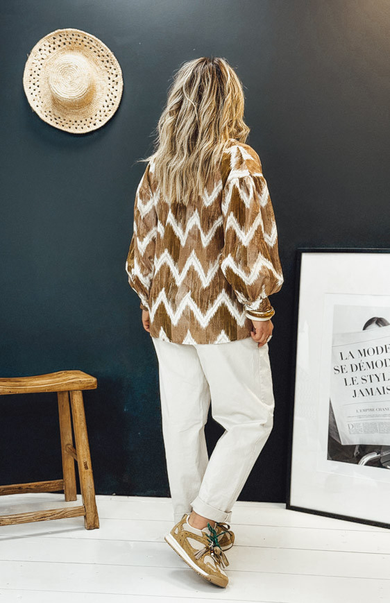 Brown AGOSTINA shirt