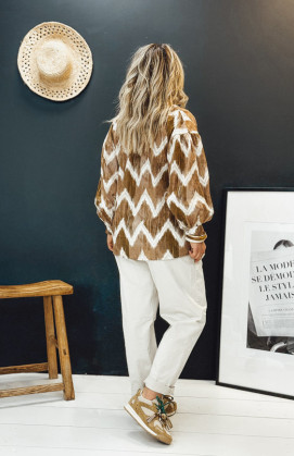 Chemise AGOSTINA marron