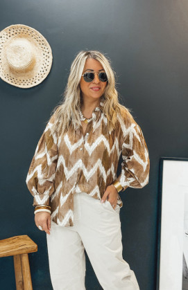 Brown AGOSTINA shirt