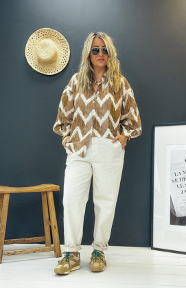 Chemise AGOSTINA marron