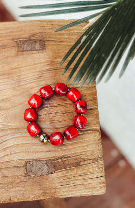 Bracelet MALAGA rouge