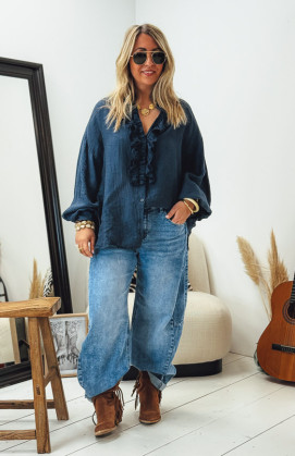 Dark blue ENOLA shirt