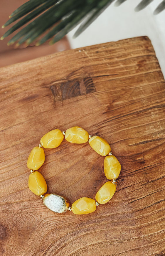 Bracelet OSIKA jaune