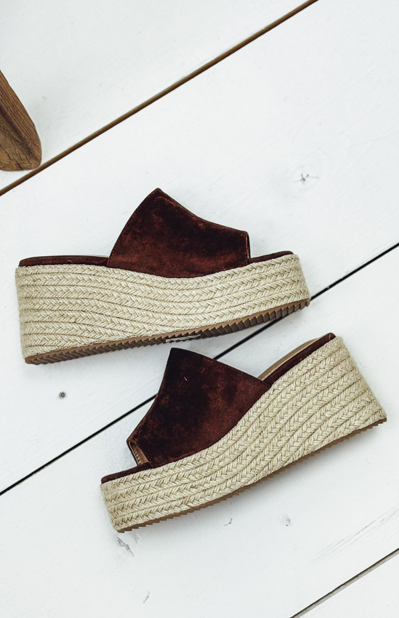 Chocolate NAPLES mules