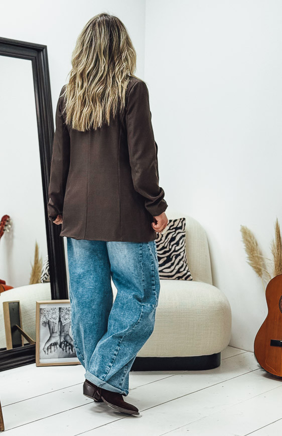 Chocolate STUART blazer