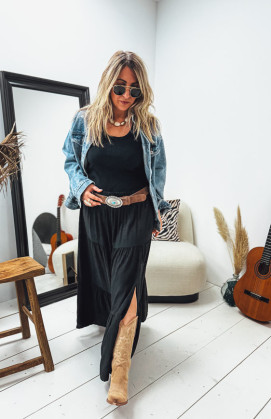 Jupe GRETA longue noire