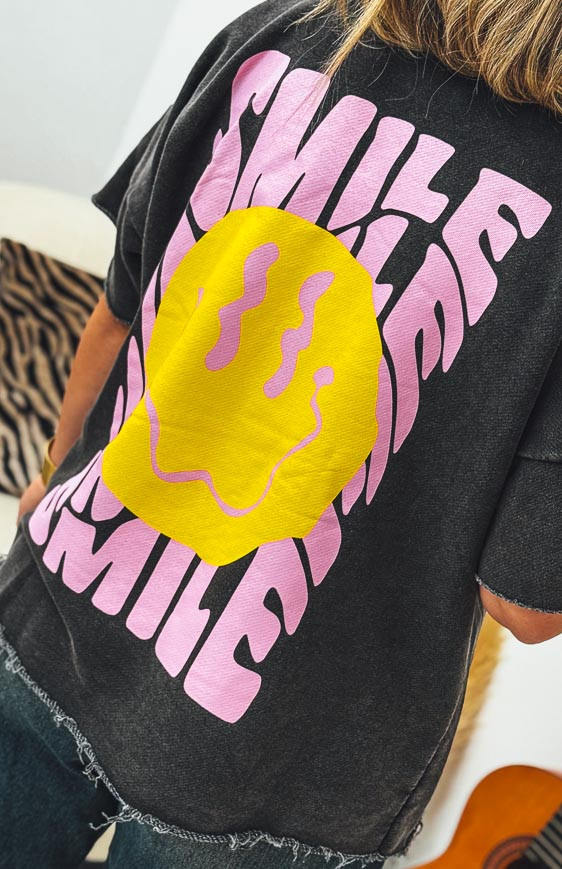 Vintage black MAX short-sleeved t-shirt