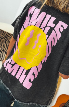 Vintage black MAX short-sleeved t-shirt