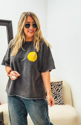 Vintage black MAX short-sleeved t-shirt