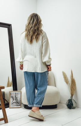 Light beige HANAE blouse