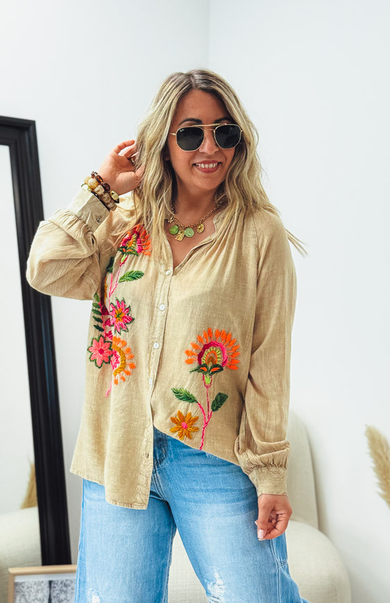 Chemise VENUSIA beige