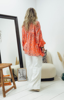 Coral PRISCILLIA blouse