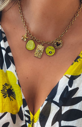 Collier ADRIANO jaune