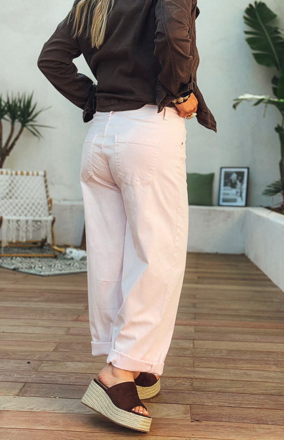 Pantalon ZACHARY rose clair