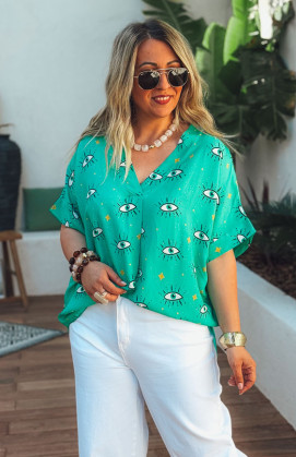 GIPSY short-sleeve blouse