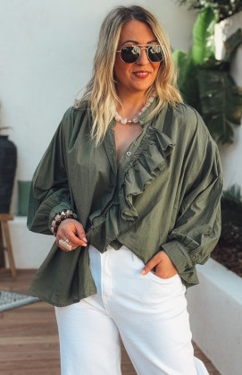 Khaki MARLENE shirt