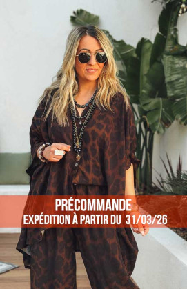 Tunique EVANA manches courtes