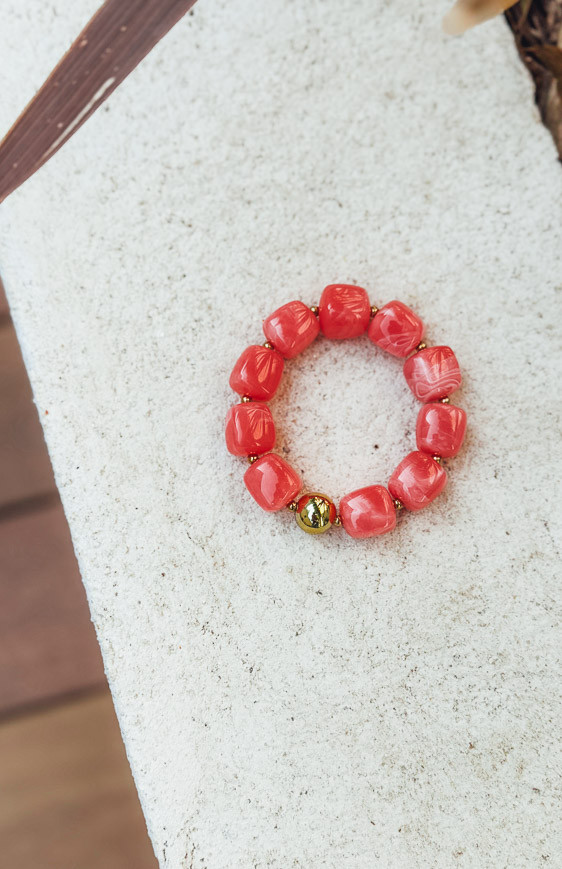 Coral MALAGA bracelet