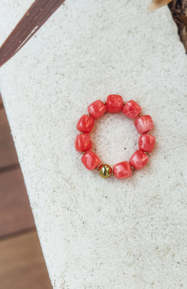Coral MALAGA bracelet