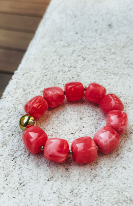 Bracelet MALAGA corail