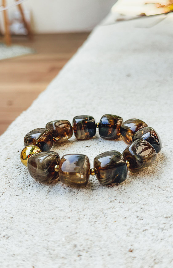 Dark brown MALAGA bracelet