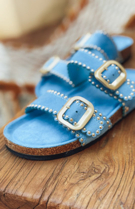 Mules SUNSET bleues