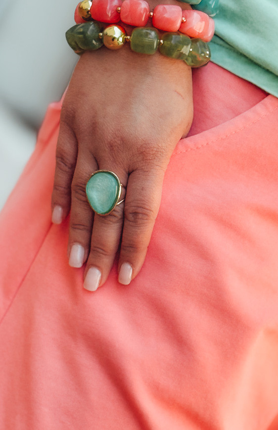 Bague COLETTE turquoise
