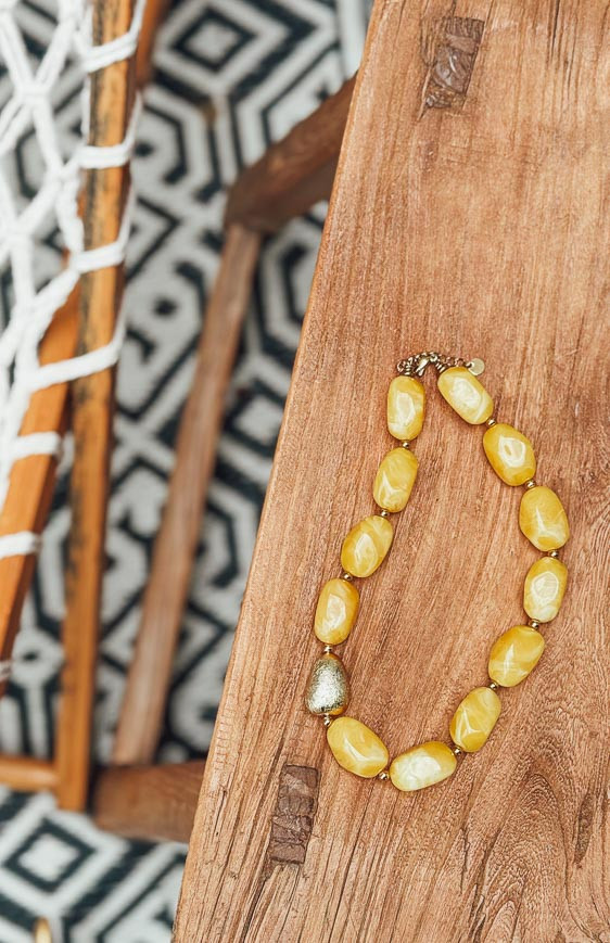 Collier OSIKA jaune