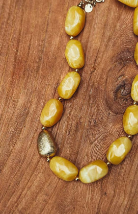 Collier OSIKA jaune