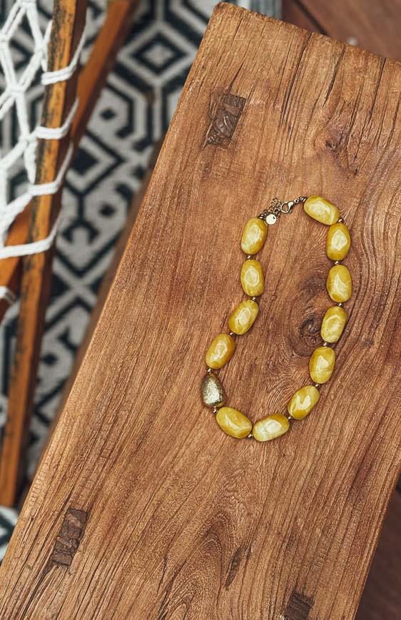 Collier OSIKA jaune