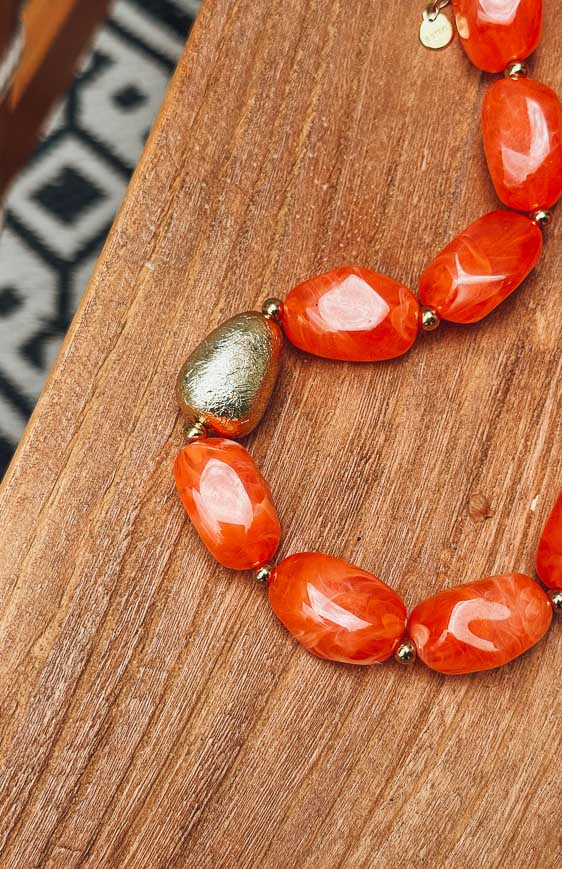 Collier OSIKA orange