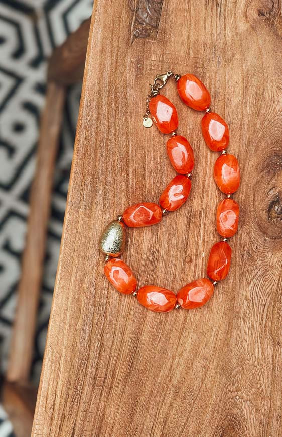 Collier OSIKA orange