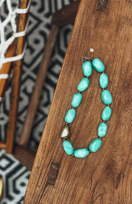 Green water OSIKA necklace