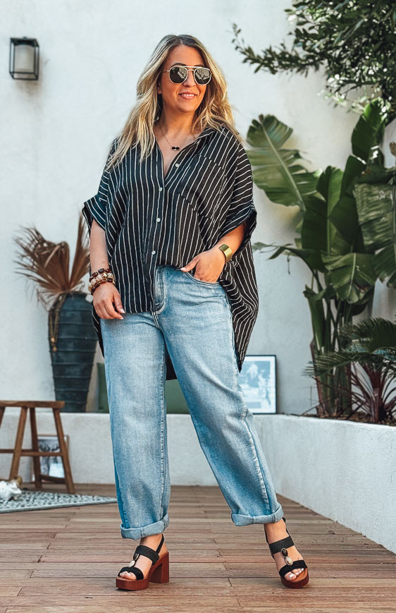 Jean CLYDE bleu vintage