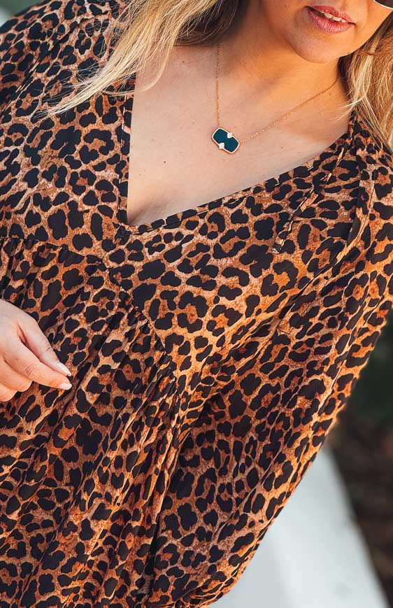 Robe GLORIA longue manches 3/4