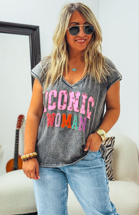 T-shirt START manches courtes anthracite vintage