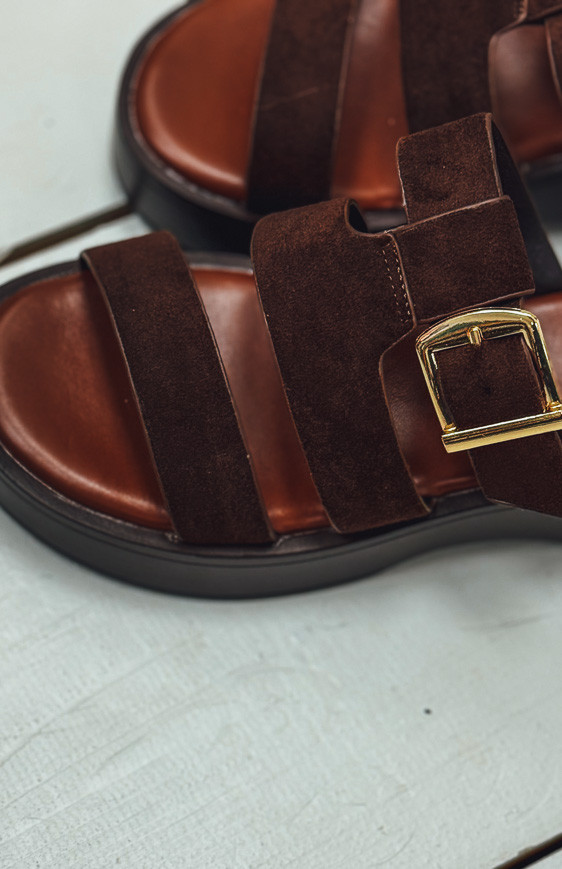 Mules LAORA chocolat