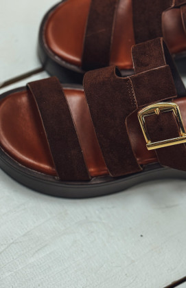 Chocolat LAORA mules