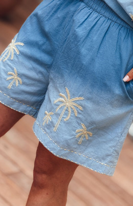 Blue SUNDAY shorts